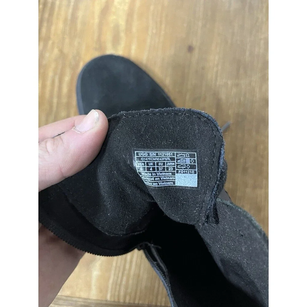UGG ZORRAH WOMEN BOOTS SUEDE BLACK US 6 /UK 4 /EU 37